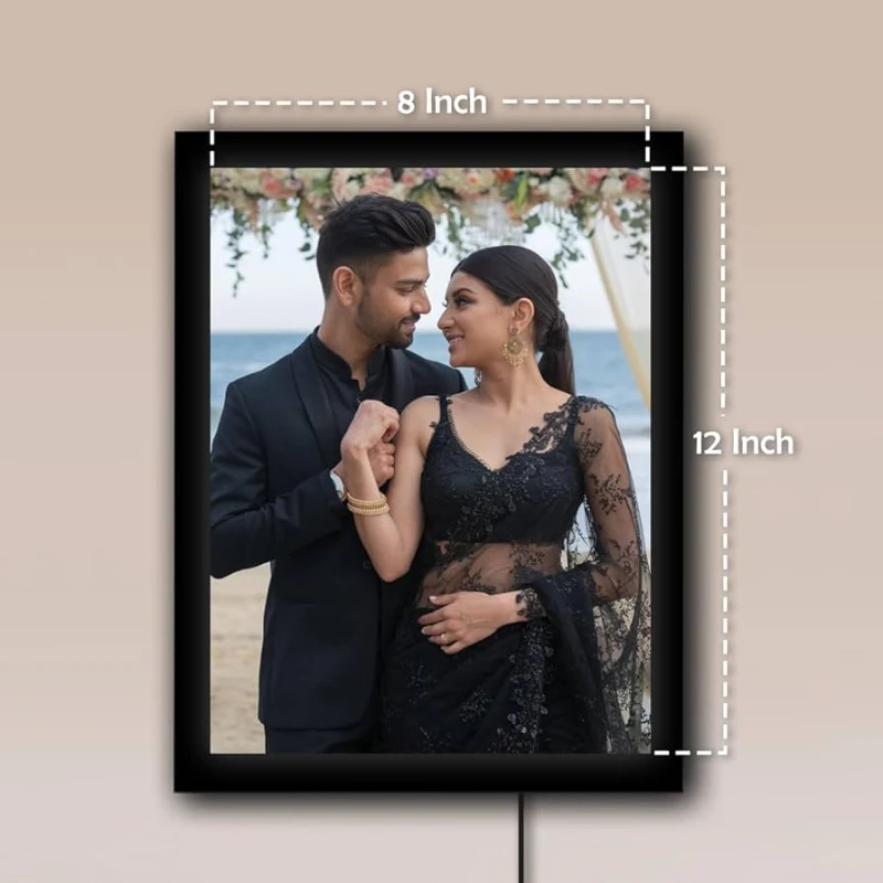8x12 inch Glitter Frame.